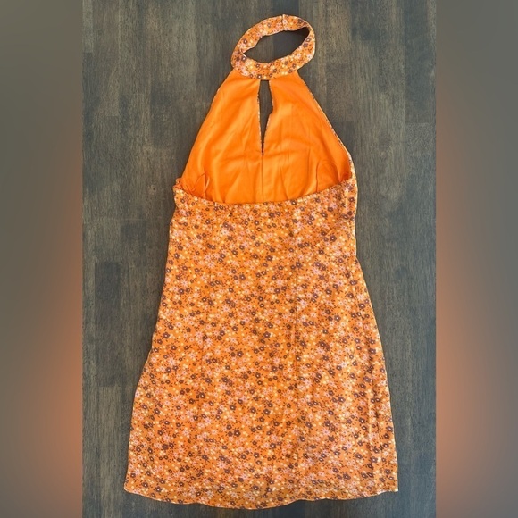 Vici Orange Mini Dress - Picture 4 of 4